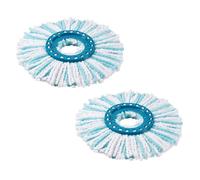 Têtes rechange Leifheit Clean Twist Disc Mop - 2 pièces, microfibres - Convient pour nettoyage saletés, sols Étiquette