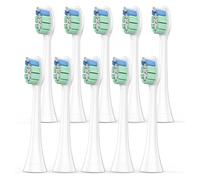 Têtes souples, compatible avec Philips, 4100 6500 6100 | 7500 têtes de brosse électrique de rechange, plastique, pour adultes(10pcs)