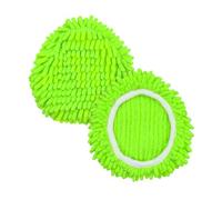 Têtes Vadrouille - Tête de balai rotative verte - 20 x 20 cm - Tête du chariot à balai rotatif vert pour nettoyer la salle de bain et le sol de la cuisine