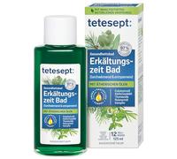 Tetesept - Bain de santé pour la saison froide avec 5 huiles essentielles - Additif de bain apaisant pour détendre le corps et l'esprit - 1 x 125 ml