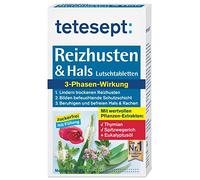 Tetesept toux and Collier Pastilles à Sucer de 3 phases, Lot de 5 (5 x 20)