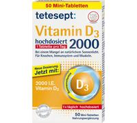Tetesept Vitamine D3 2.000 comprimés pelliculés 50 pc