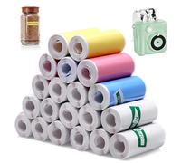 TETEWEVER 20 Rouleaux Appareil Photo Impression Papier, Multicolore Rouleau Papier Thermique pour Nfants Caméras Instantanées, Mini Imprimante(57 x 25 mm)