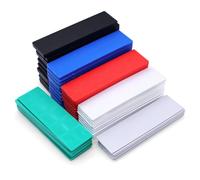 TETEWEVER 60 Pièces Cales de Vitrage en Plastique, 100×28×1, 2, 3, 4, 5, 6mm Cales en Plastique, Cale Plastique Terrasse, Jeu de Cale D'épaisseur, Cale Carrelage, Coloré