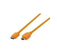 Tether Tools Air Direct Câble USB-C vers USB 2.0 Mini 0,22m orange