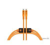 TETHER TOOLS Câble USB-C vers USB-C coudé 90° TetherPro Optima 10Gbps CUC15RTG2 - Orange 4.60m
