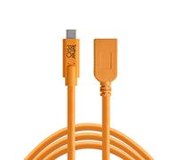 Tether Tools CUCA415-ORG câble USB 4,6 m USB 3.2 Gen 1 (3.1 Gen 1) USB C USB A Orange