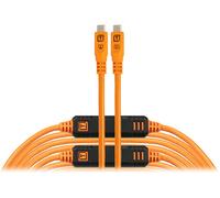 Tether Tools Câble USB-C TetherPro Optima 10G 31' (9,4 m) Orange droit