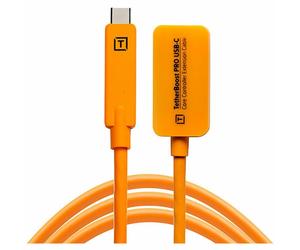 Tether Tools - TetherBoost Pro USB Type-C Core Controller Cable d'extension- Orange