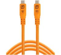 Tether Tools TetherPro Optima 10G USB-C, 3 m (10'), orange droit