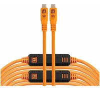Tether Tools TetherPro Optima 10G USB-C, 31' (9,4m), orange droit| ✅Offres d'hiver