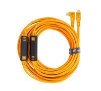 Tether Tools TetherPro USB-C auf USB-C rechter Winkel orange 9,4m