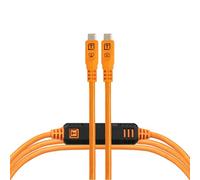 Tether Tools Câble USB-C droit vers USB-C droit 4,6 m Orange