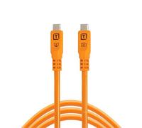 Tether Tools TetherPro Optima 10G USB-C, 3 m (10'), orange droit