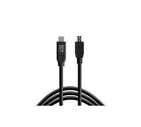 TetherPro USB-C vers 2.0 Mini-B 5 broches, 4,6 m 15 feet noir