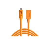 Tether Tools TetherPro USB-C Câble Rallonge Femelle vers USB 4,6 m Orange