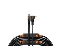 TetherTools TetherPro Optima 10g câble USB-C droit vers coudure droit 9,4m - Noir