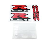 TETHY pour Suzuki GSXR 1000 750 600 GSX-R K1 K2 K3 K4 K5 K6 K7 K8 K9 K10 Stickers Emblème Moto Carénage Kit Corps Côté Autocollants Badge Autocollant (Color : Small White 600)