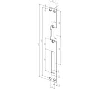 Têtière de gâches à larder HZ M acier inoxydable - EFF EFF - 602135