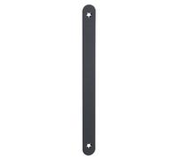 Têtière de rénovation borgne à bouts ronds - 230 x 20 x 2,5 mm - noir FTH THIRARD
