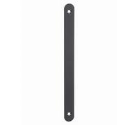 Thirard - Tétière de rénovation borgne 139 - 230 x 20 x 2,5 mm - Noir - Bouts ronds