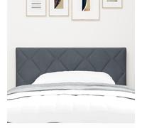 Têtière LED vidaXL avec design en blocs de diamant gris foncé, 100 cm, Têtière vidaXL avec design en blocs de diamant gris foncé, 100 cm