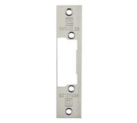 Têtière simple inox ULTIMFIT 120 mm profil aluminium / PVC HERACLES PCA-918X