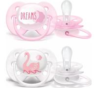 Tétine AVENT, ultra douce, 0-6m, cygne, rose