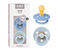 Bibs Pack Sucettes Bleu Bébé & Bleu clair 0-6m T1 2uts