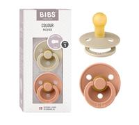 BIBS Tétine Latex Vanilla - Peach 0-6 Mois Tétine(S) 2 pc(s)