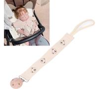 Tétine -clip -tissu bébé dentition jouet teether -mâchoire -sangle de maintien facile à transporter pour nourrisson ourson