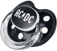 Tétine de AC/DC - pour les bébés - Metal Kids - Logo - pour filles & garçonse - noir 0-6 mois