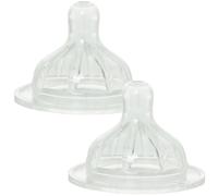 LE BIBERON FRANCAIS - Lot de 2 tétines anti-coliques - M 6m+