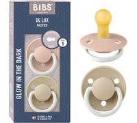 Tétine De Lux. Lot De 2 Sucettes. Sans Bisphénol A,Téterelle Ronde. Latex De Caoutchouc Naturel,Taille 1 (0-6 Mois),Blush Night/Vanilla Night