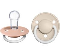 Tétine De Lux. Lot De 2 Sucettes. Sans Bisphénol A,Téterelle Ronde. Silicone,Taille Unique (0-36 Mois),Blush Night/Vanilla Night