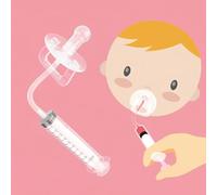 Tetine Distributrice de médicaments pour bébés, kit de distribution de medicament pour administrer les traitements facilement