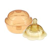 Tétine en silicone pour allaitement avec difficultés - Protection plate et inversée