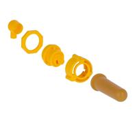 Tétine hygiénique avec tétine Kerbl Jaune TU