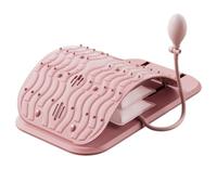 Tétine lombaire gonflable avec double airbag réglable et points saillants pour massage et posture droite