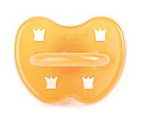 Tétine physiologique caoutchouc naturel jaune 0/3M(50/60)