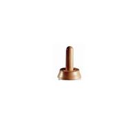 Tétine pour biberon à veau sable 2 ou 3 litres Tétiblue (x2) Marron 10 cm