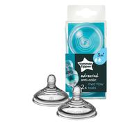 Tétine pour biberon, ANTI-COLIC, débit moyen, 2 pièces
