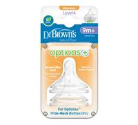 Tétine pour biberon large Opti+ 9m+ 2 pcs. / Dr Brown's