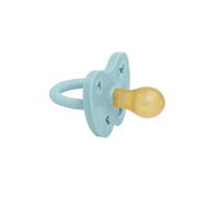 Tétine ronde caoutchouc naturel / 0+ mois Bleu - Boite unitaire
