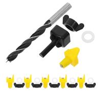 Tétines D'abreuvement pour Volailles, Kit PVC Acier, Eau Continue | Installation Rapide, Usage au Poulailler Élevage, Compatible Auge et Seau t Foret