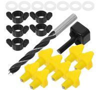 Tétines de Volaille Automatiques pour Poules, Seau et Bac | PVC et Acier, Installation Rapide, Débit Continu, Kit t Foret pour Élevage en Poulailler