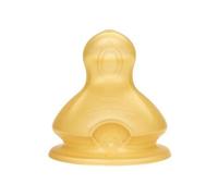 Lot de 2 tétines en latex Col Moyen 0-6 mois - Nuk