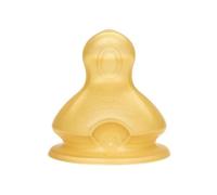 NUK Tetines en Latex Col Moyen-Lot de 2 - 6-18m - Moyen trou