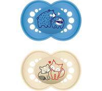 Tétines Original Pure Silikon boy "Ours / Renard" set de 2