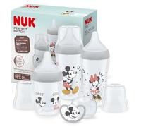 Tétines pour biberons NUK Perfect Match, 0+ mois, S’adapte au palais de bébé, Évent anti-coliques, Sans BPA, TÉTINE S en silicone pour biberons, 2 pièces